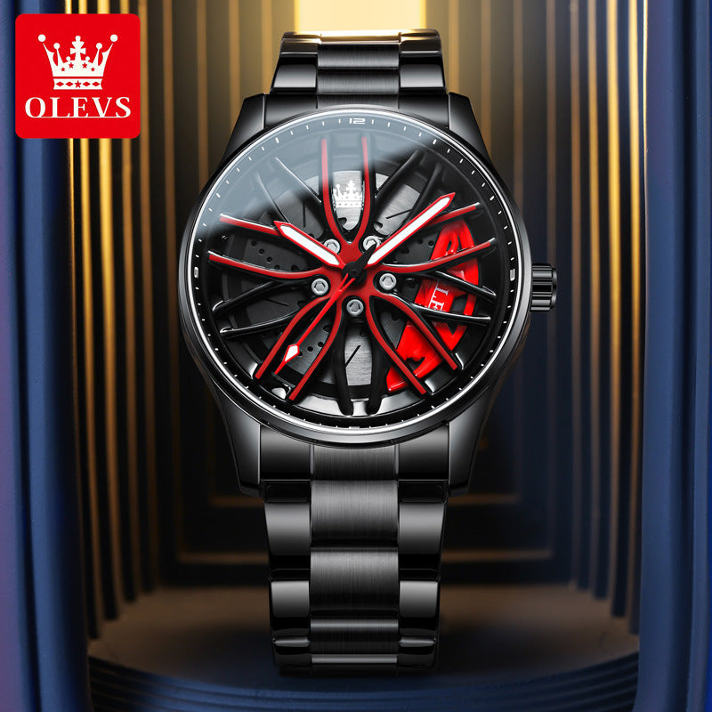 Montre à quartz étanche et à la mode pour hommes