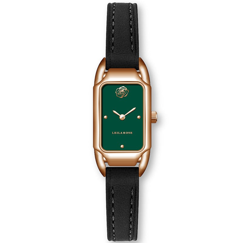 Women's Watch Brand Counter Brand Authentic Fashion Small Square Core Women's Watch Quartz Watch Popular - Korvel