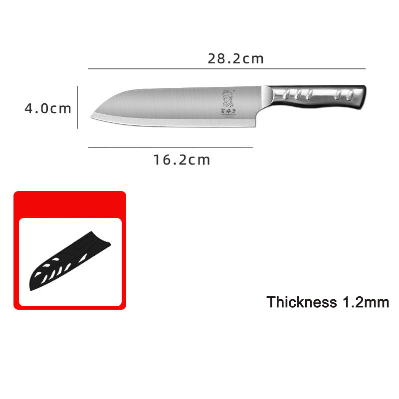 Household multi-purpose chef knife stainless steel vegetable and meat cutting small kitchen knife - Korvel