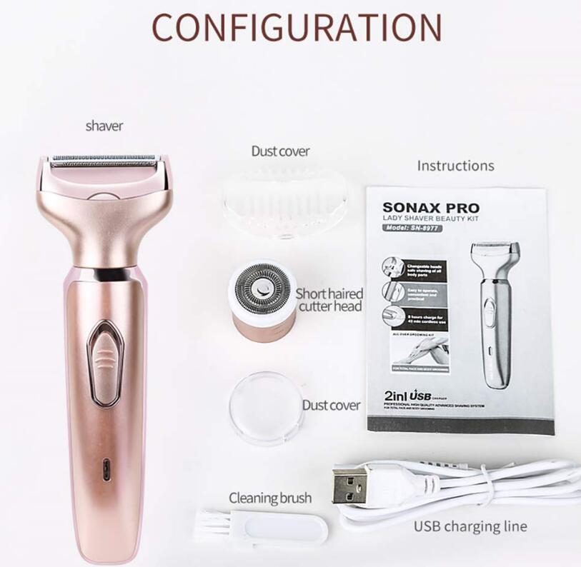 SONAXPRO Electric Epilator: 2-in-1 Shaving & Hair Removal