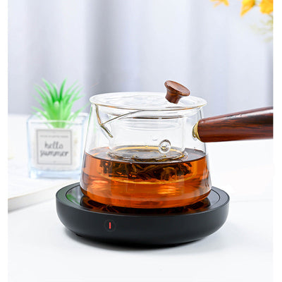 Electric Heating Coaster with Adjustable Temperature Settings