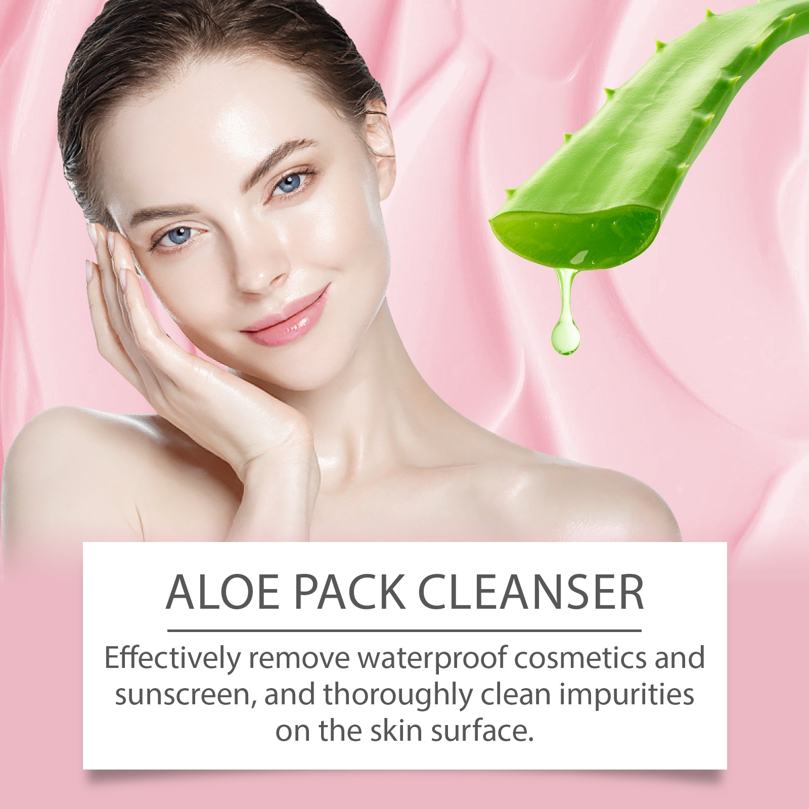 Aloe Soothing Cleanser Gently Cleans Pores, Exfoliates And Smoothes Skin - Korvel