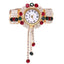 New Fashion Women's Full Diamond Alloy Fashion Watch Creative Tassel Quartz Bracelet Watch Women's Style - Korvel