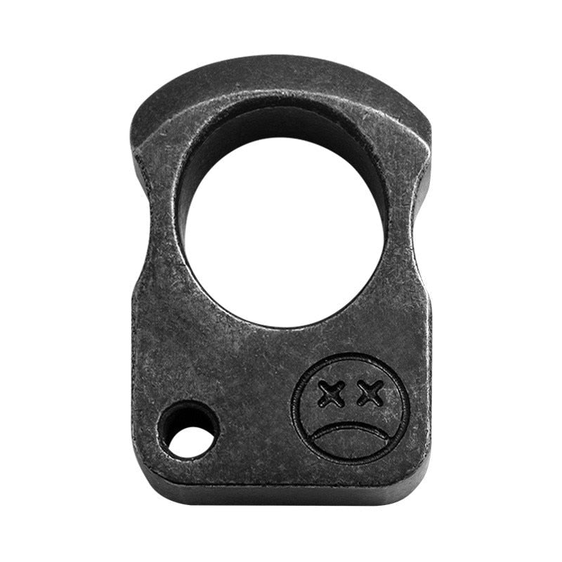Alloy Steel Outdoor Survival Tool EDC Tactical Tool Multifunctional Ring Pendant Ring Pendant Window Breaker Titanium Edc - Korvel