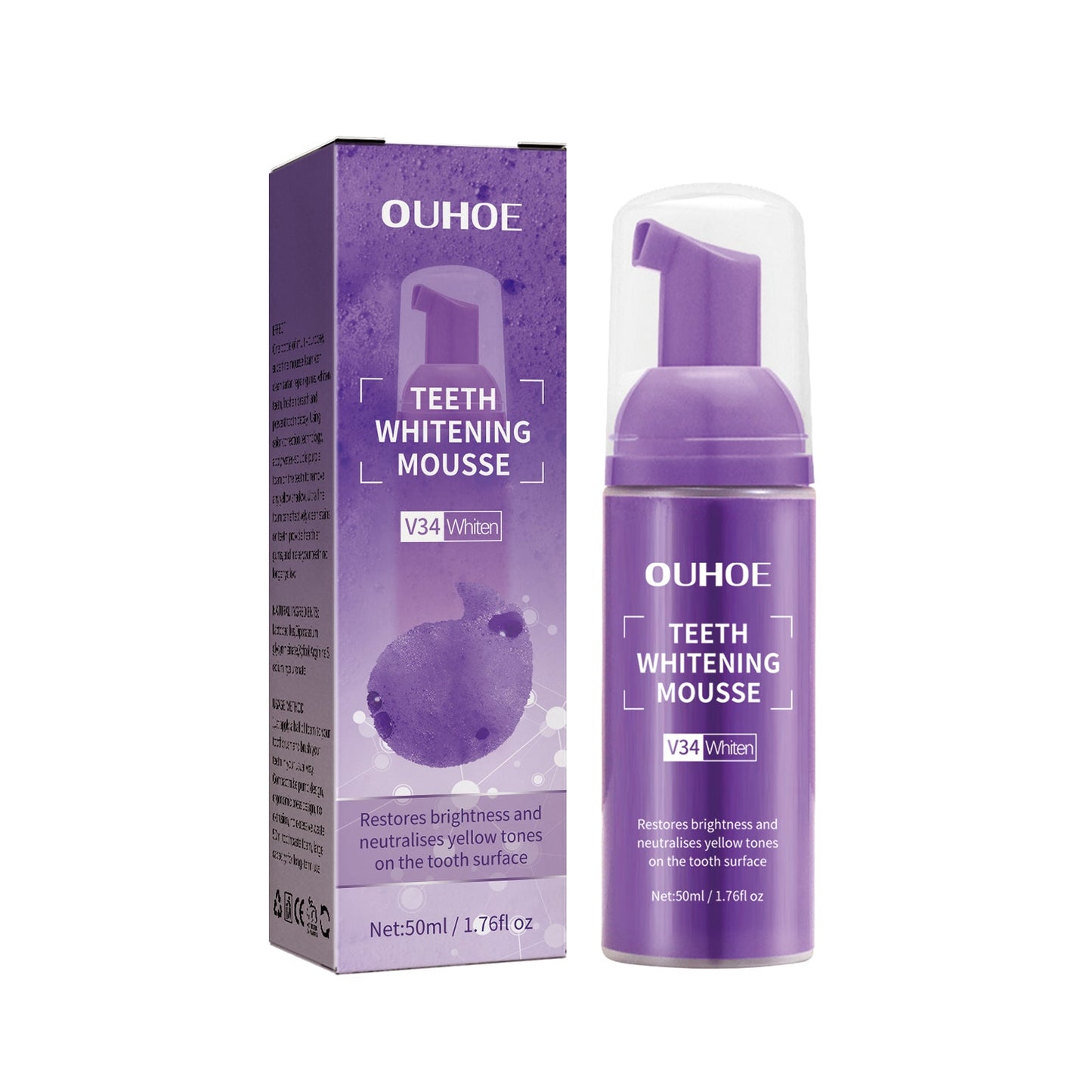 Premium Teeth Whitening Mousse for Fresh Breath