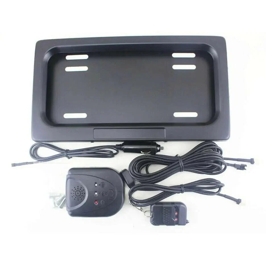 Support de plaque d'immatriculation électrique - Accessoire moderne pour véhicule