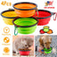 GBruno 4Pcs Cuencos de Silicona Colapsables para Perros