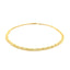 Bracelet tressé en or jaune 14k - 3,5 mm