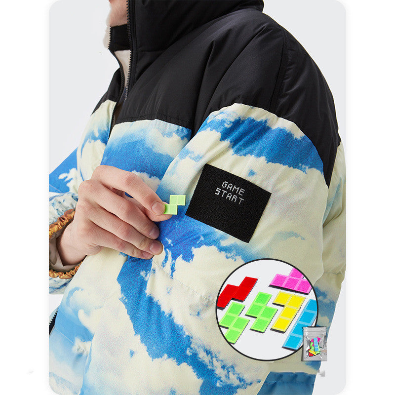 Men's Blue Sky Camouflage Warm Jacket
