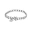 Pulsera de Tenis Doble Swoosh de Diamante de Plata Esterlina .925 - Tamaño 7.75