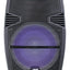 Naxa 15-Inch Bluetooth Party Speaker with Disco Light