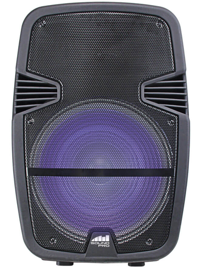 Naxa 15-Inch Bluetooth Party Speaker with Disco Light