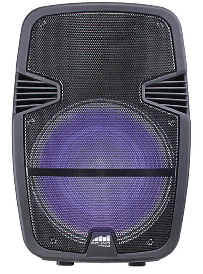 Naxa 15-Inch Bluetooth Party Speaker with Disco Light