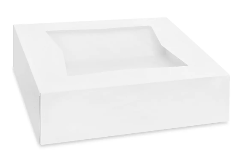 Window Pie Box - 9x9x2.5  6ct or 12ct - Korvel