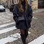 Womens Wool Coat with Belt and Mock Neck