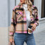 Plaid Women's Woolen Short Coat for Autumn & Winter