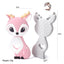 BPA Free Silicone Teether - Cartoon Animal Design