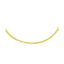 2.5mm 14k Two Tone Gold Reversible Omega Necklace