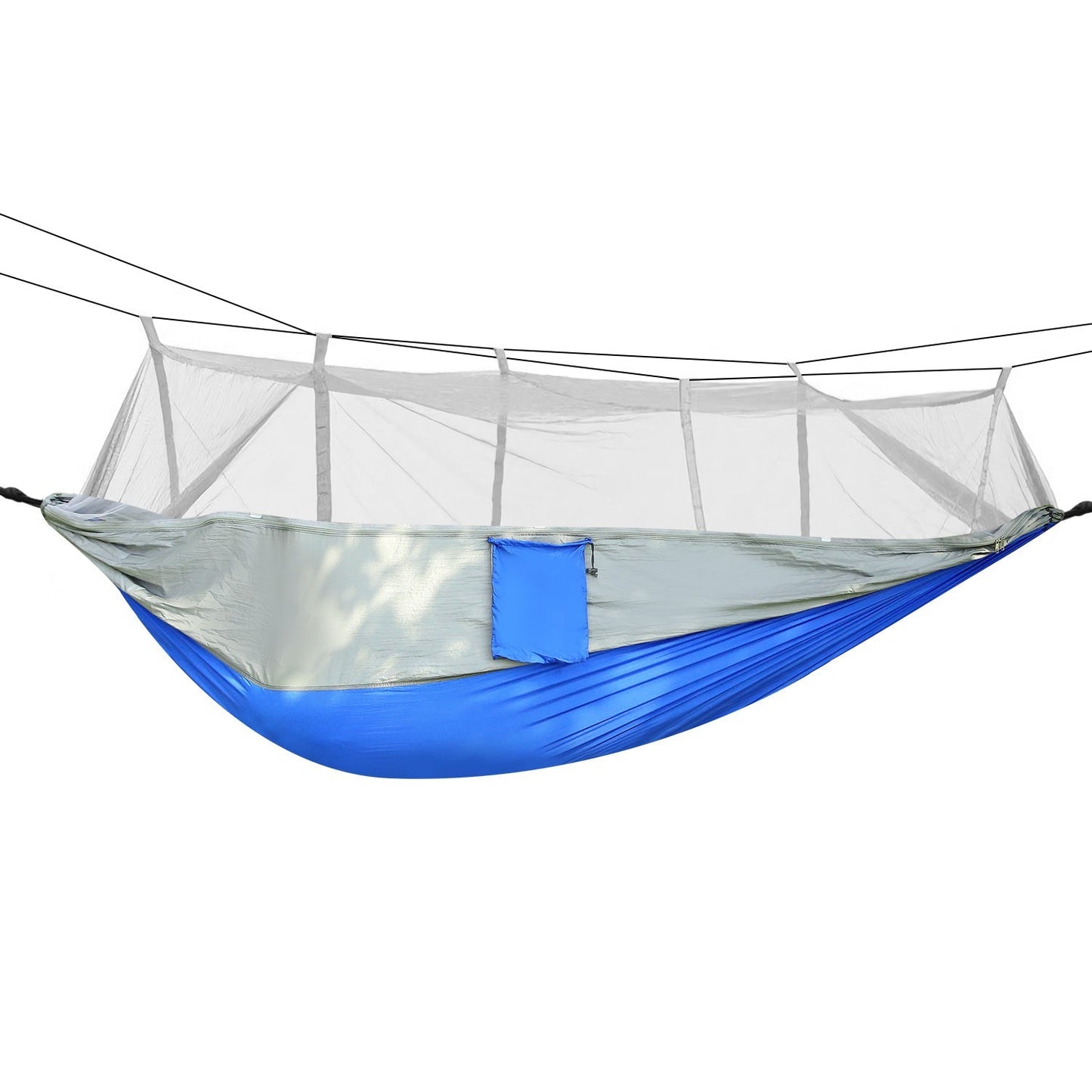 Hamac de Camping Premium 600lbs Capacité 2 Personnes avec Filet Anti-Moustiques
