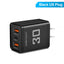 Mobile phone charger 2.4A PD+2 USB charging head Travel charging head - Korvel