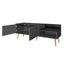 Modern Shoe Storage Bench with Hidden Storage and Upholstered Cushions for Bedside, Living Room and Entryway (Gray) - Korvel