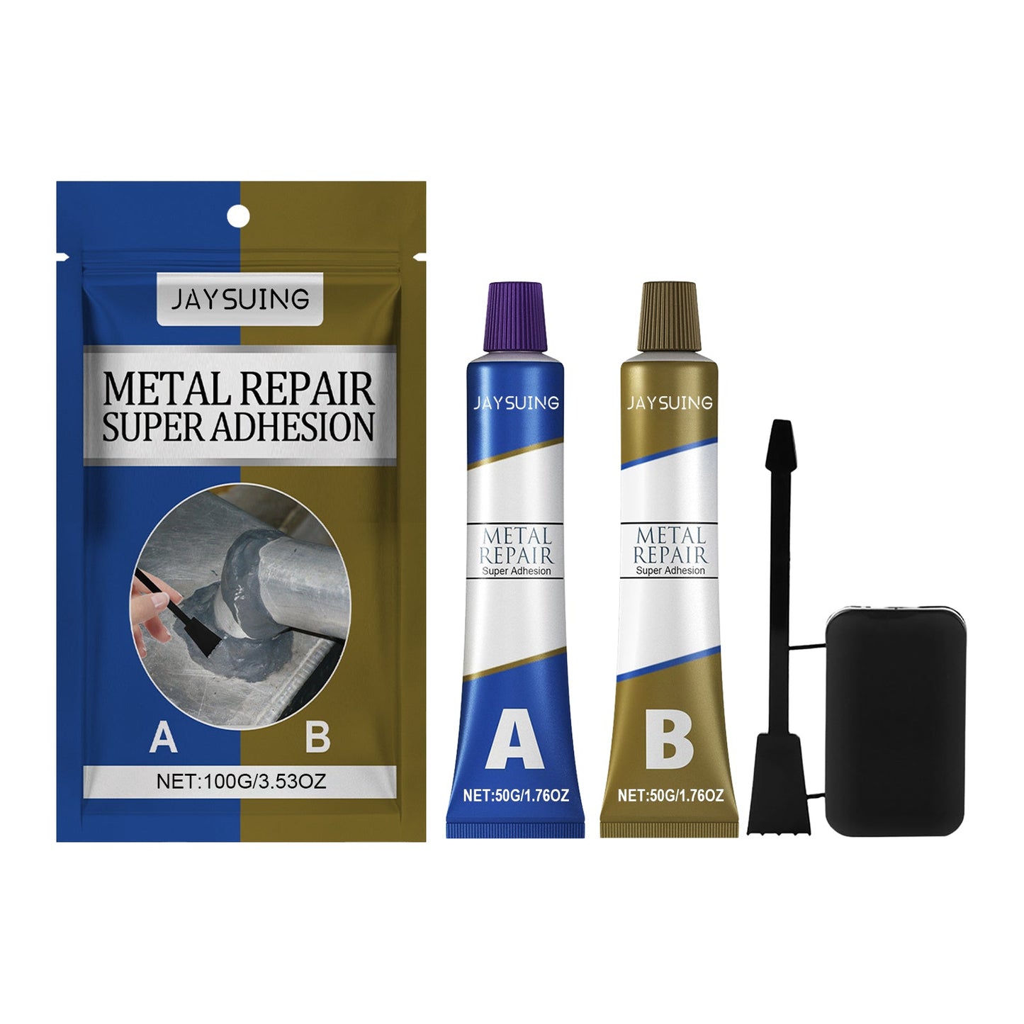 Casting Glue Box Cast Iron Sealant Ab Sealant Sealant Leak Repair Plugging Metal Bonding - Korvel