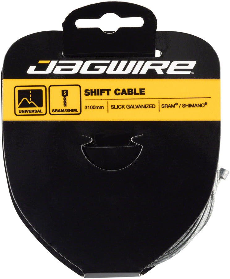 Câble de changement Jagwire Sport - 1,1 x 3100 mm en acier galvanisé pour SRAM/Shimano