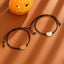 Ghost Festival Ghost Skin Wax Wire Bracelet Black Wind Bat Alloy Bracelet Set - Korvel