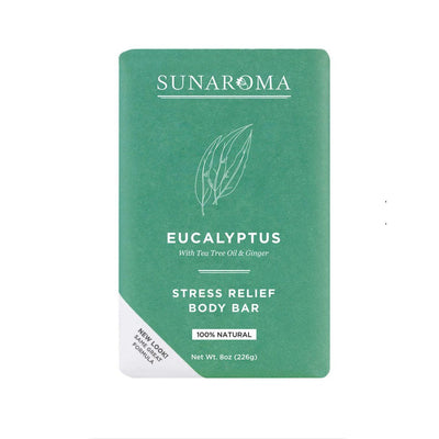 Savon Bar au Eucalyptus et à l'Huile d'Arbre à Thé Sunaroma - 8oz