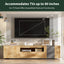 70 inch modern TV stand with 3 cabinets and drawers, entertainment center can accommodate TVs under 80 inches - Korvel