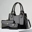 Elegant Three-Piece Mother-and-Child Crossbody Bag Set