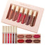 HANDAIYAN 6 Matte Rose Lip Gloss Set - Premium Gift Box