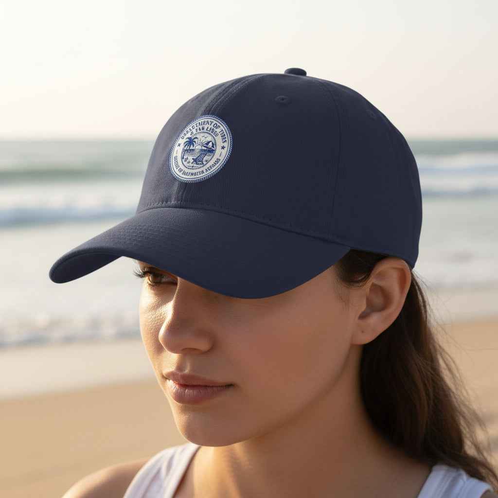 Casquette Dad du Département des Marées & des Lignes de Bronzage – Chapeau Sceau Côtier