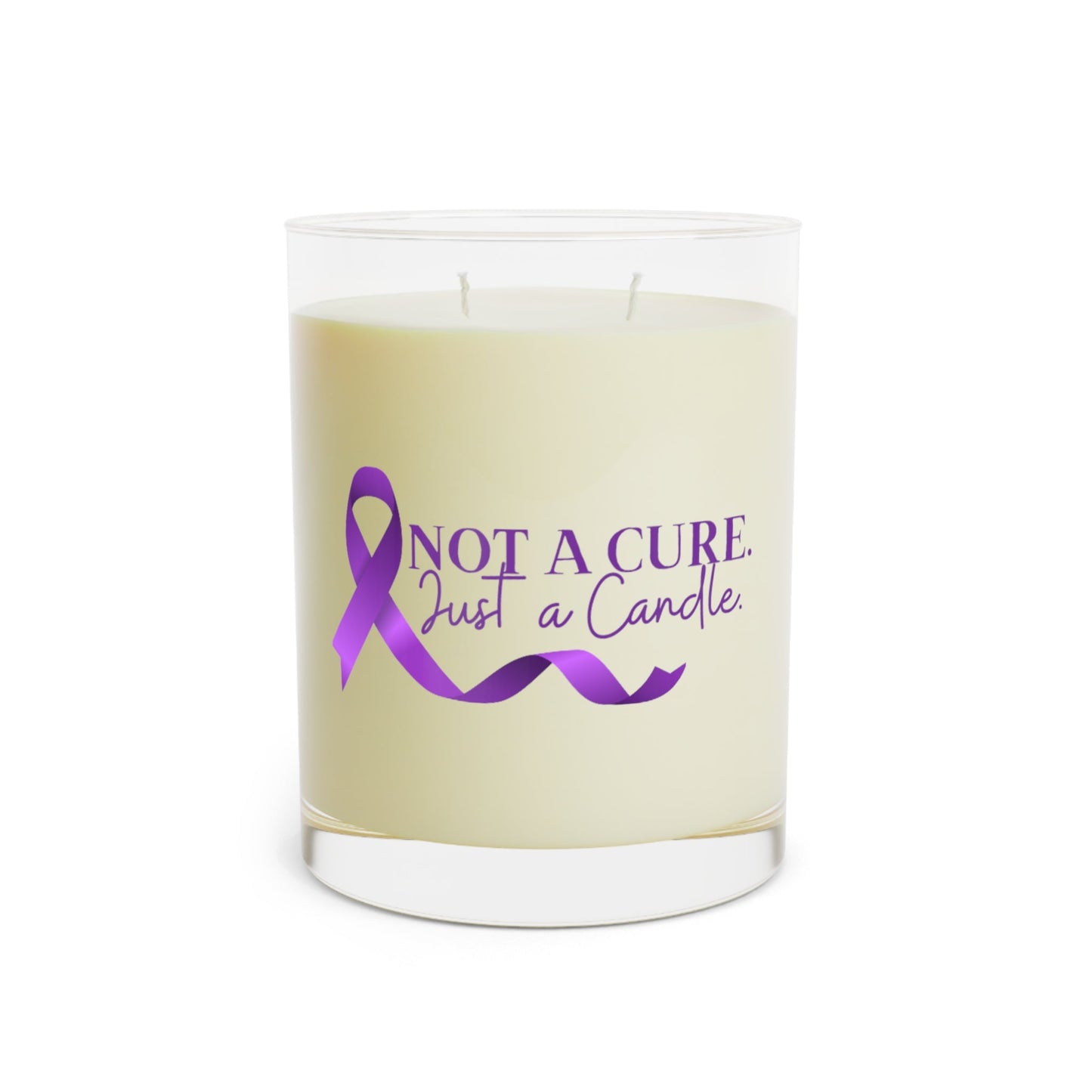 Epilepsy Awareness Soy Candle – Not a Cure, Just a Candle