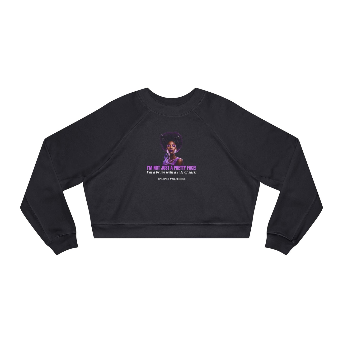 Chic & Cozy Women's Cropped Fleece Sweatshirt - Korvel