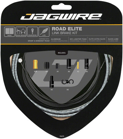 Jagwire Road Elite Link Brake Cable Kit - SRAM/Shimano - Gray