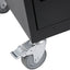 Mobile Charging Cart and Cabinet for Tablets Laptops 30-Device With Combination Lock--Black - Korvel