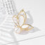 New hollow out fashionable imitation mother of pearl butterfly brooch, suit jacket, clothing accessories, pins - Korvel