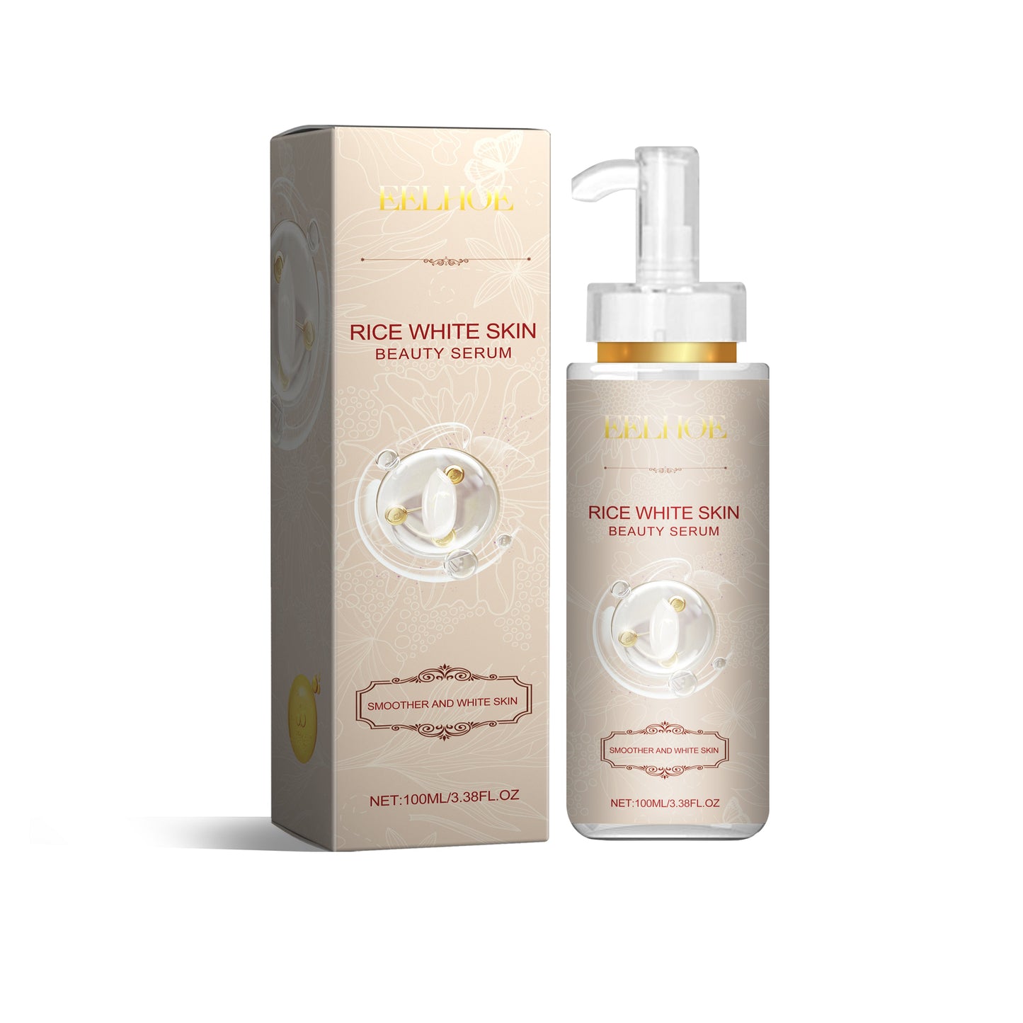 Rice White Skin Beauty Serum - Moisturizing & Brightening Essence