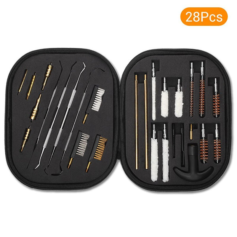 29-Piece Gun Brush Pipe Cleaning Tool Manufacturer Supplies Outdoor Tactical Supplies Gun Brush Set - Korvel