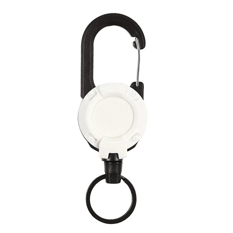 New Outdoor Automatic Retractable Wire Rope Luya Anti-theft Tactical Keychain Telescopic Keychain Retractable Hook Tool - Korvel