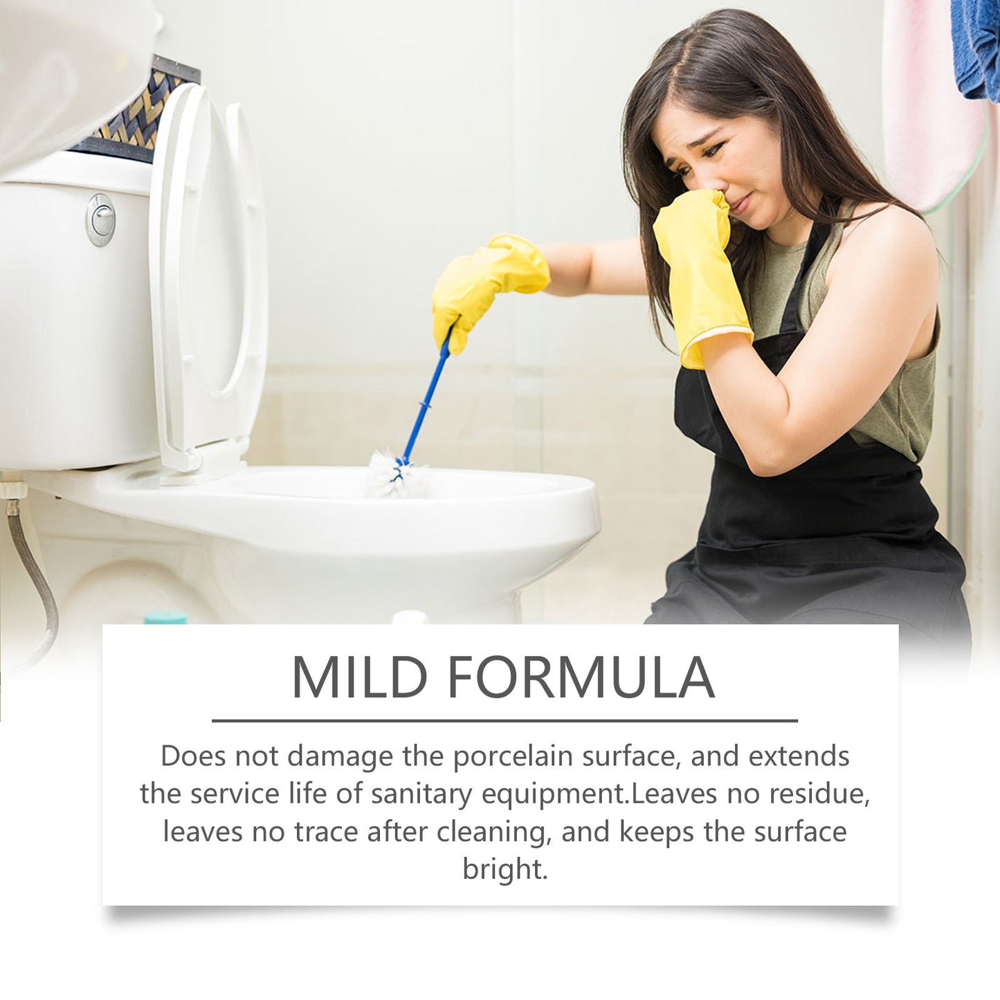 Splash Foam Toilet Cleaner Toilet Seat Cleaner Decontamination Decontamination Deodorant Toilet Cleaner - Korvel