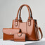 Elegant Three-Piece Mother-and-Child Crossbody Bag Set