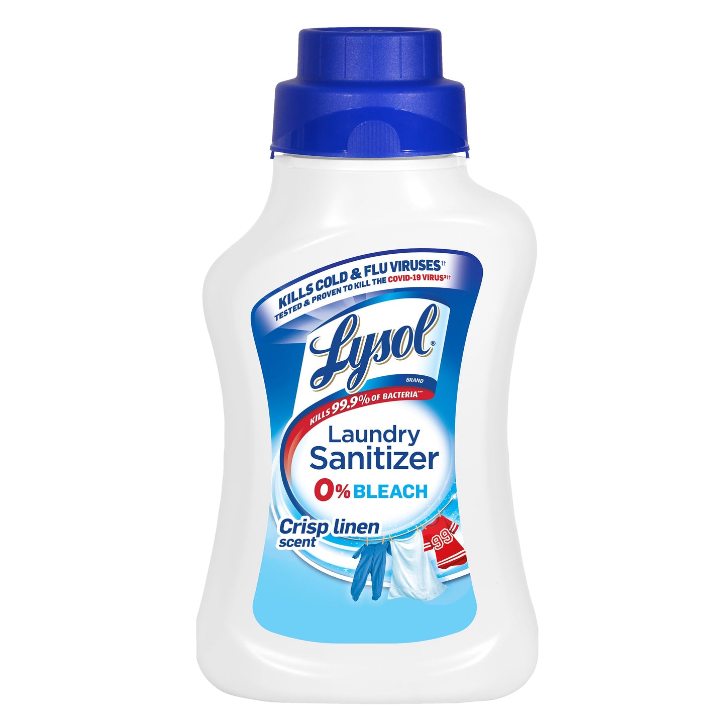 Aditivo desinfectante para lavandería Lysol, Crisp Linen – 41 fl oz
