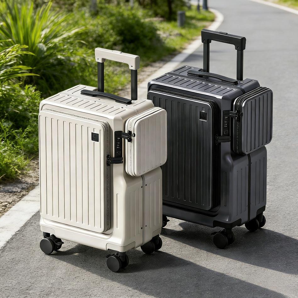 Premium Front-Opening 20-Inch Carry-On Suitcase