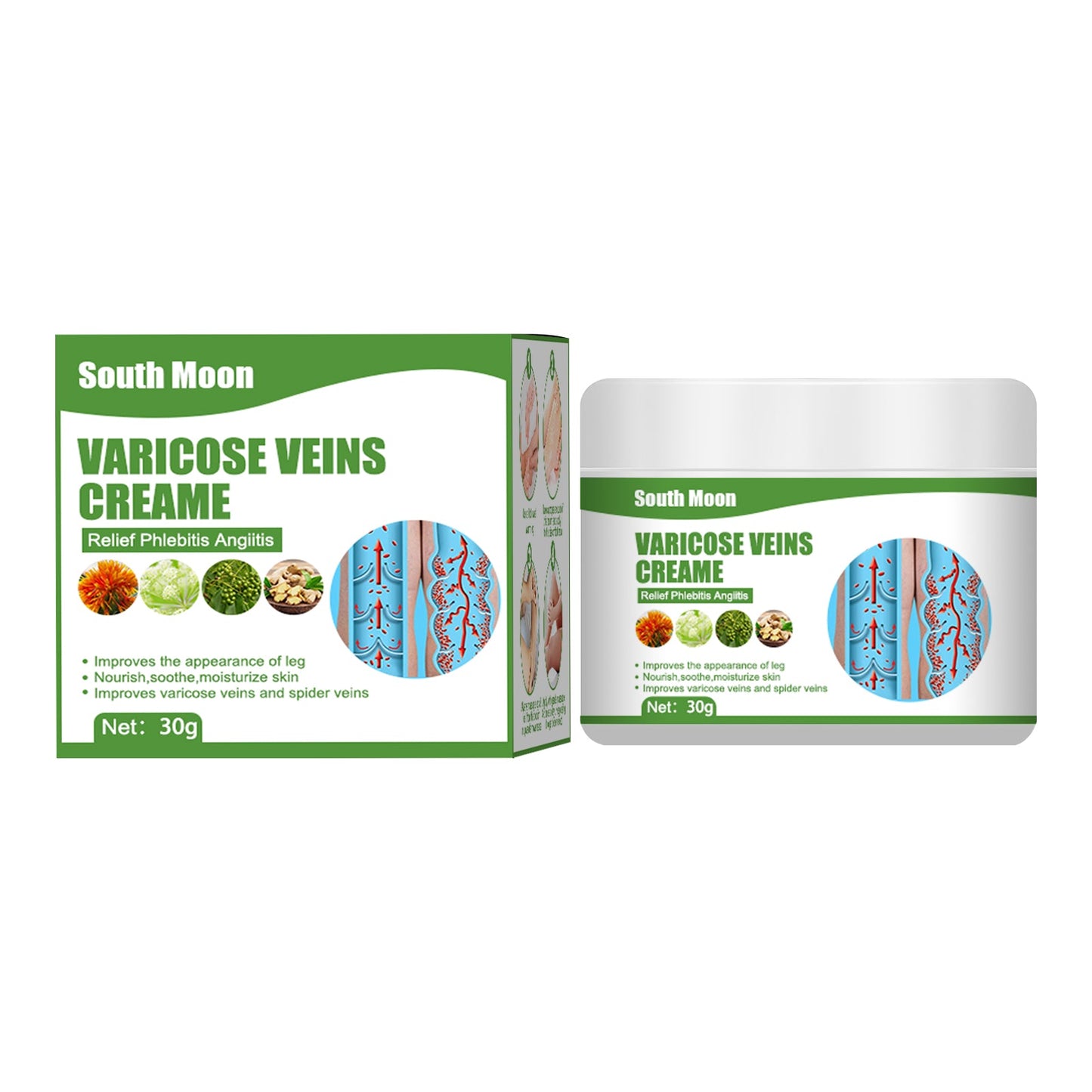 Leg Care Cream Soothing Leg Discomfort Gentle Pamper Moisturizing Massage Leg Care Cream - Korvel