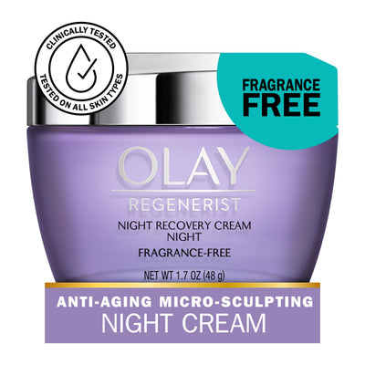 Olay Regenerist Night Recovery Cream - Fragrance Free, 1.7 Oz