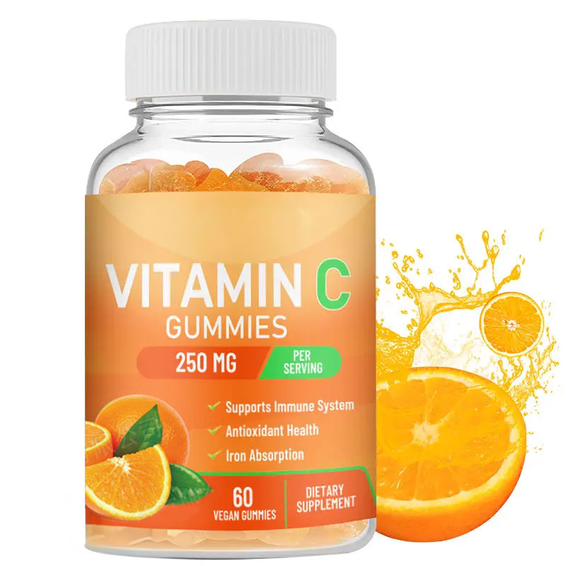 Gomitas de Vitamina C Premium - Sabor Naranja