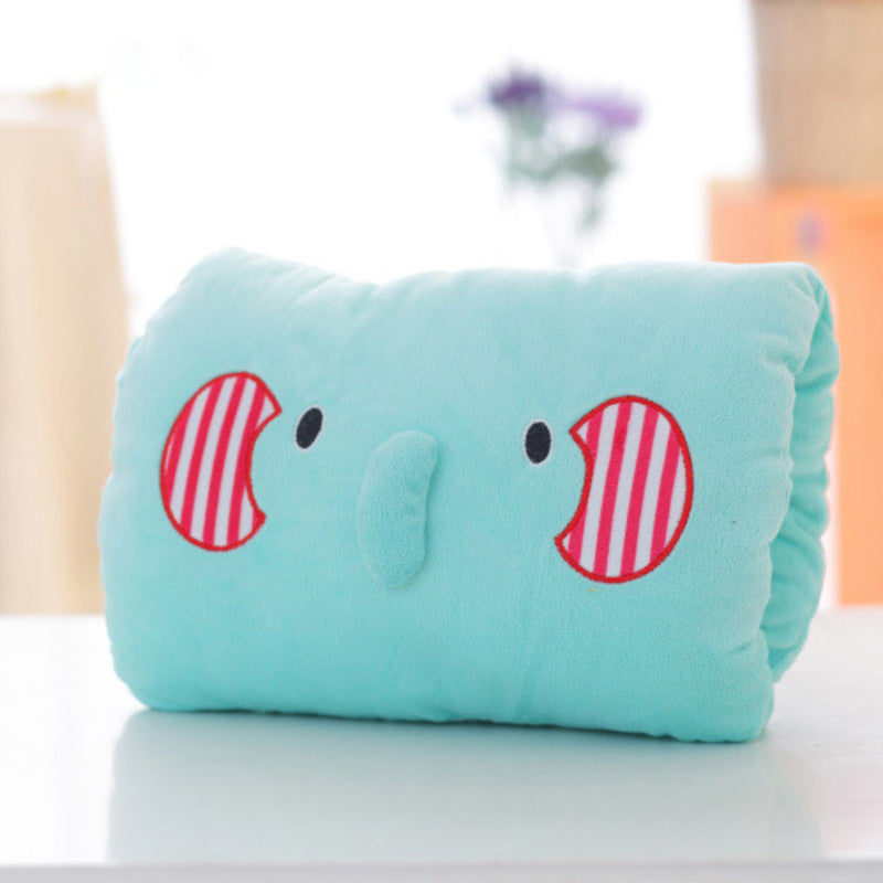 Animated Plush Nap Pillow & Hand Warmer for Kids