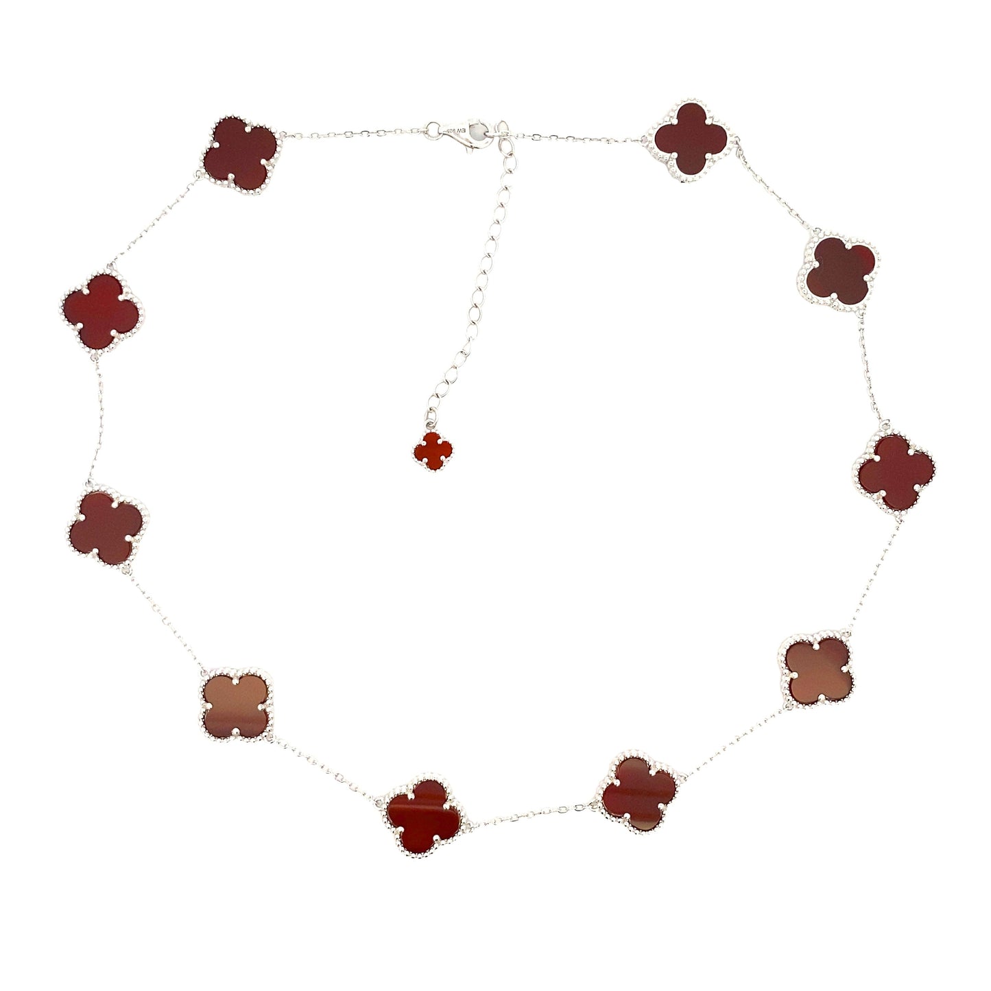Colgante de Moda de Chalcedonia Genuina en Plata de Ley